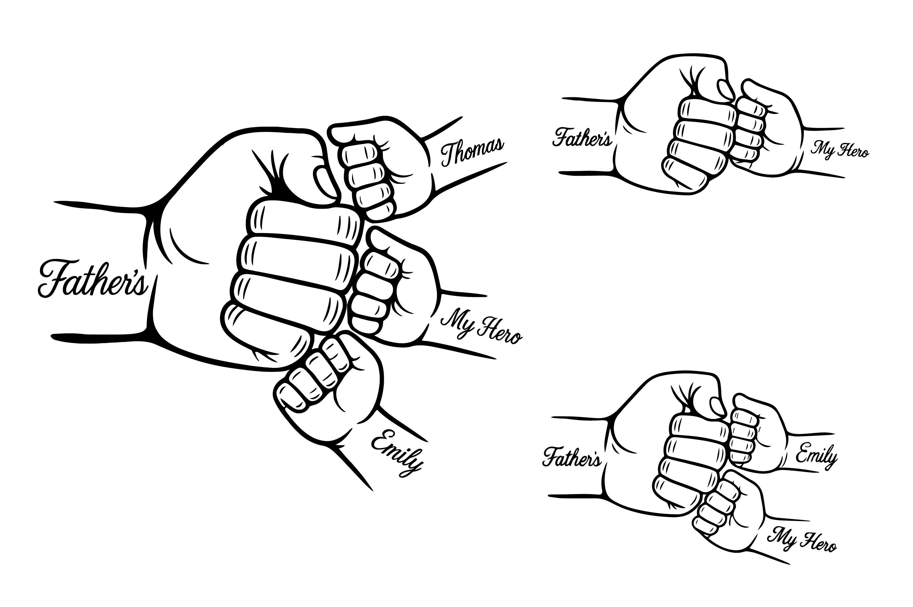 Father’s Day Fist Bump Art